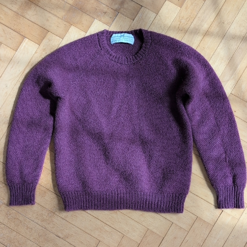 Plum Alpaca Sweater
